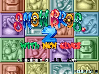 Snow Bros. 2 - With New Elves / Otenki Paradise (Hanafram) 封面